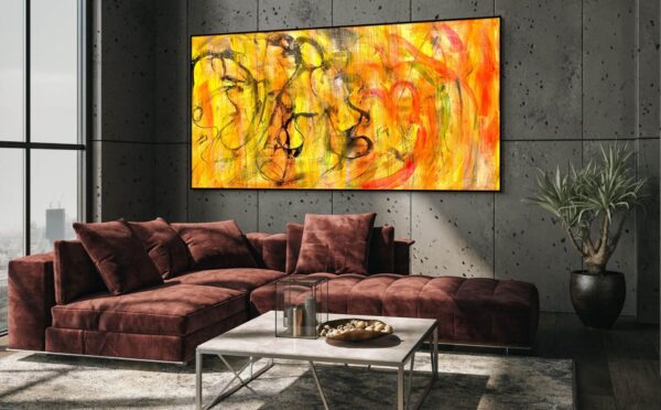 Contemporary Faith - Abstract Expressionism by Estelle Asmodelle