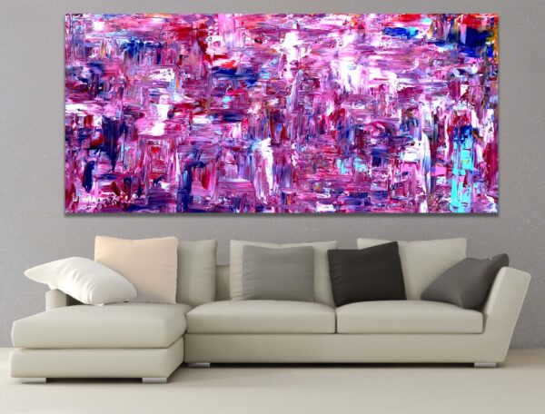 Displaced Landscape - Abstract Expressionism by Estelle Asmodelle