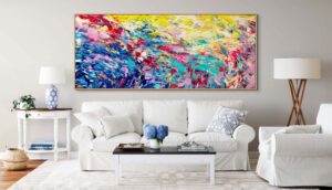 Dreamland - Abstract Expressionism by Estelle Asmodelle