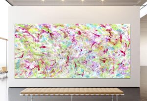 Pastel Harvest - Abstract Expressionism by Estelle Asmodelle