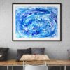 Skies of Blue – Abstract Expressionism by Estelle Asmodelle