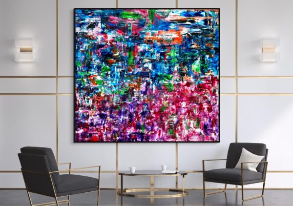 Subterranean - Abstract Expressionism by Estelle Asmodelle