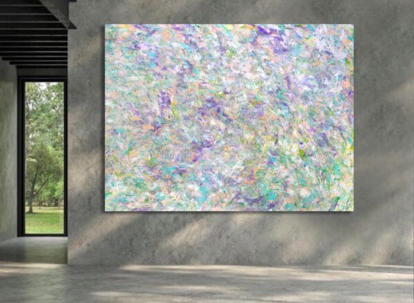 Subtle Afternoon Pastel - Abstract Expressionism by Estelle Asmodelle
