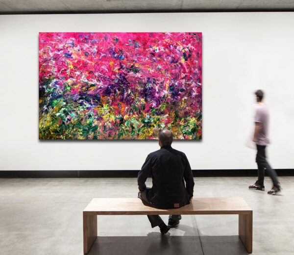 Surrender on high - Abstract Expressionism by Estelle Asmodelle