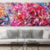 Pink Renaissance 2 - Abstract Expressionism by Estelle Asmodelle