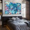 Blue 2 - Abstract Expressionism by Estelle Asmodelle