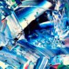 Blue 9 - Abstract Expressionism by Estelle Asmodelle