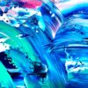 Blue 10 - Abstract Expressionism by Estelle Asmodelle