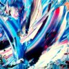 Blue 5 - Abstract Expressionism by Estelle Asmodelle