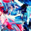Blue 7 - Abstract Expressionism by Estelle Asmodelle
