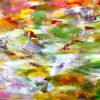 Reflections in My Garden 5 - Abstract Expressionism by Estelle Asmodelle