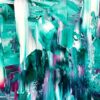 Falling 3 - Abstract Expressionism by Estelle Asmodelle
