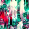Falling 5 - Abstract Expressionism by Estelle Asmodelle