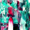 Falling 8 - Abstract Expressionism by Estelle Asmodelle