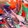 Meandering Rose 2 - Abstract Expressionism by Estelle Asmodelle