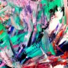 Meandering Rose 3 - Abstract Expressionism by Estelle Asmodelle