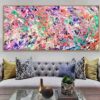 Meandering Rose - Abstract Expressionism by Estelle Asmodelle