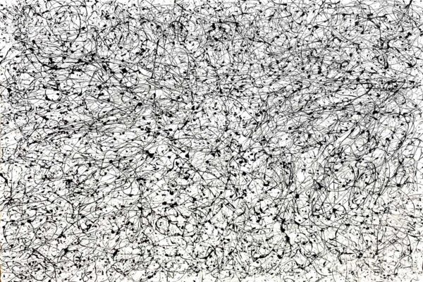 Nodal Transference 9 - Abstract Expressionism by Estelle Asmodelle