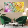 Floral Landscape - Abstract 6 Expressionism by Estelle Asmodelle