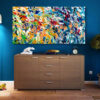 Sea Meets Land - Abstract Expressionism by Estelle Asmodelle