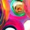 Childlike Impression 4 - Abstract Expressionism by Estelle Asmodelle