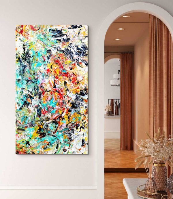 The Entry - Abstract Expressionism by Estelle Asmodelle