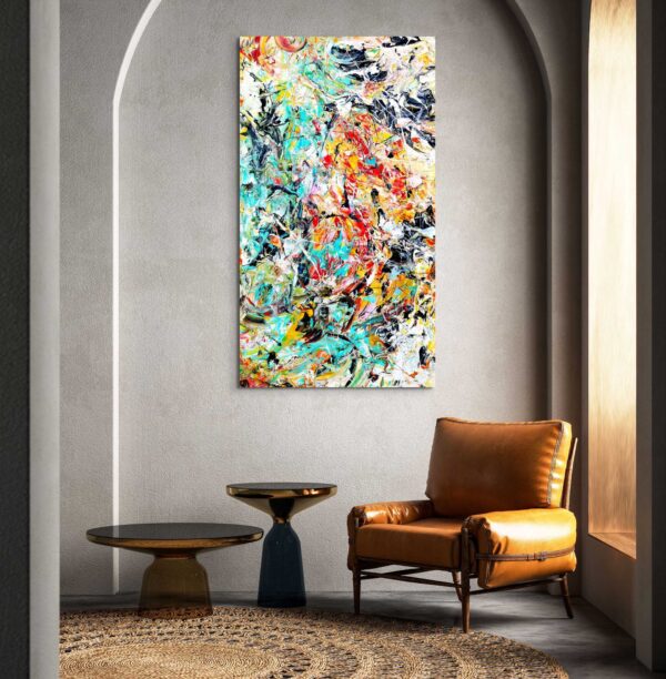 The Entry - Abstract Expressionism 3 by Estelle Asmodelle