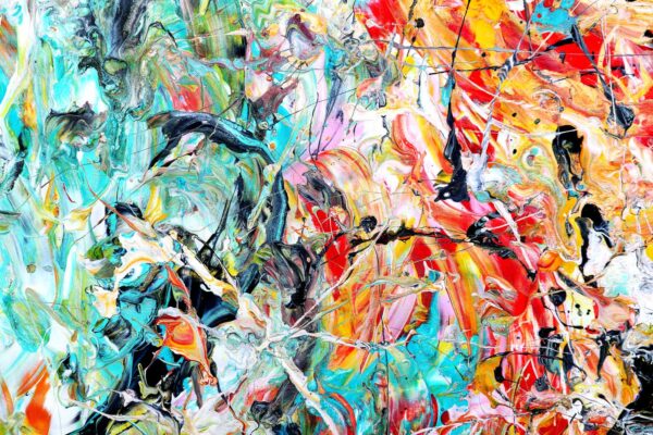 The Entry - Abstract Expressionism 4 by Estelle Asmodelle