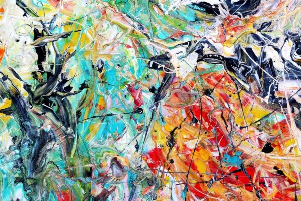 The Entry - Abstract Expressionism 5 by Estelle Asmodelle