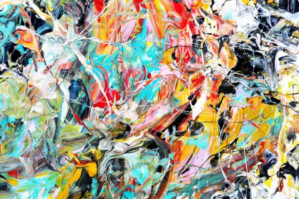 The Entry - Abstract Expressionism 6 by Estelle Asmodelle