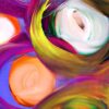 Childlike Impression 5 - Abstract Expressionism by Estelle Asmodelle
