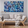 Overcoming - Abstract Expressionism by Estelle Asmodelle