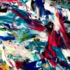 Sea Meets Land 3 - Abstract Expressionism by Estelle Asmodelle