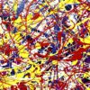 Strings Part 2 - Abstract Expressionism 2 by Estelle Asmodelle