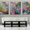 Stellar Nursery | Triptych (2010) - Abstract Expressionism by Estelle Asmodelle