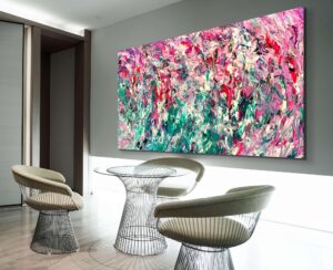 Twin Reflections - Abstract Expressionism