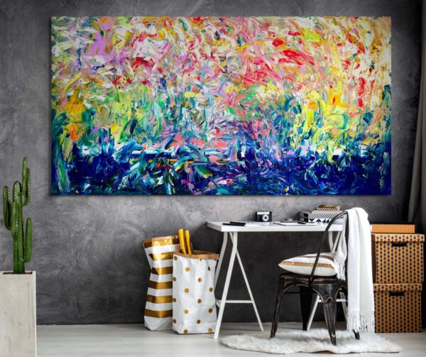 Forest of Delights - Abstract Expressionism by Estelle Asmodelle 2