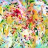 Tropical on Black - Abstract Expressionism by Estelle Asmodelle 2