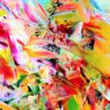 Tropical on Black - Abstract Expressionism by Estelle Asmodelle 5