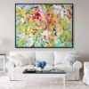 Tropical on Black - Abstract Expressionism by Estelle Asmodelle 6