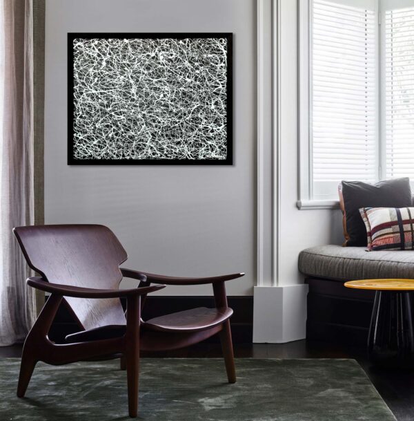 Large Scale Structure - Abstract Expressionism by Estelle Asmodelle
