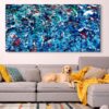 Blue Turbulence - Abstract Expressionism by Estelle Asmodelle 2