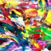 Lush Encounter - Abstract Expressionism by Estelle Asmodelle 4
