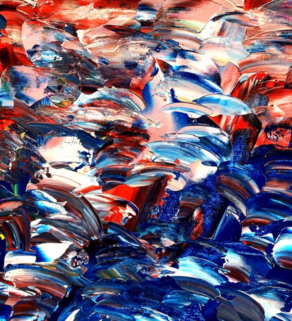 Vivid Waterscape - Abstract Expressionism by Estelle Asmodelle 3