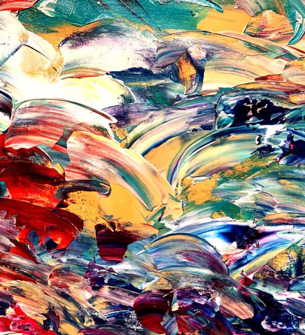 Vivid Waterscape - Abstract Expressionism by Estelle Asmodelle 4