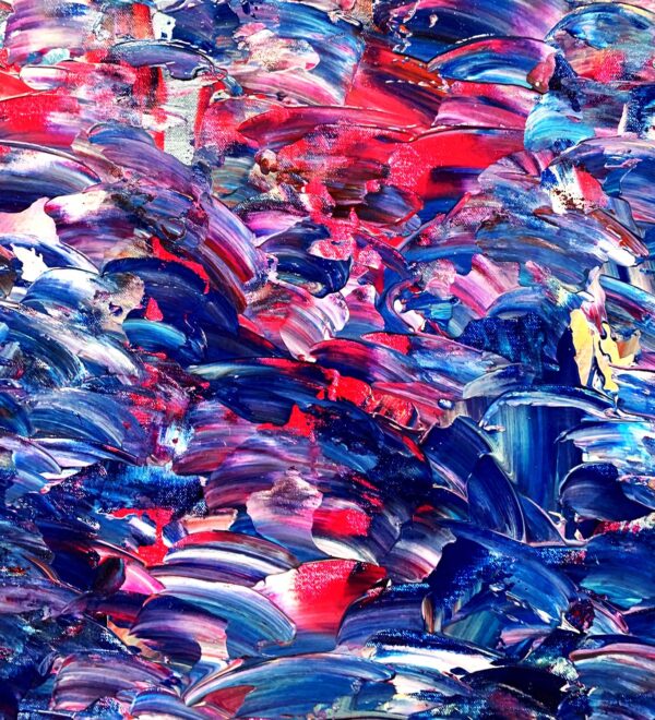 Vivid Waterscape - Abstract Expressionism by Estelle Asmodelle 5