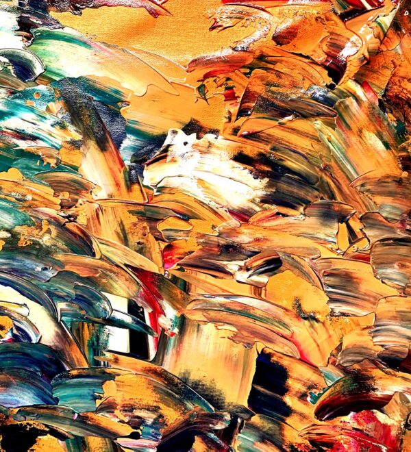 Vivid Waterscape - Abstract Expressionism by Estelle Asmodelle 7