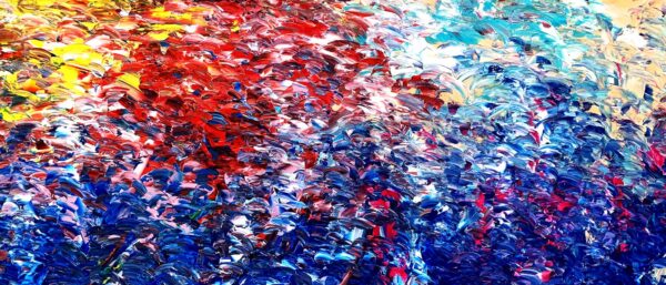Vivid Waterscape - Abstract Expressionism by Estelle Asmodelle 8