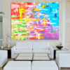 Four Colour Expectation - Abstract Expressionism by Estelle Asmodelle