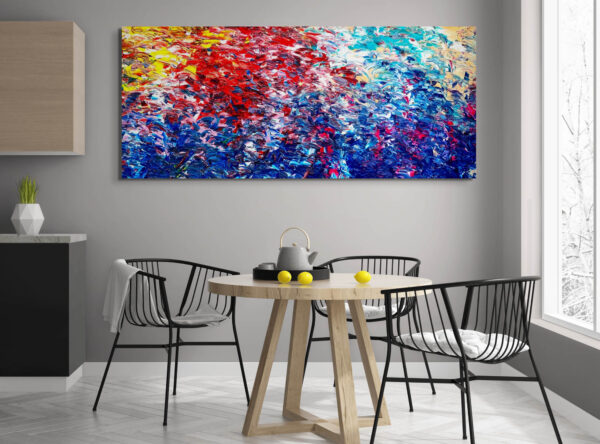 Vivid Waterscape - Abstract Expressionism by Estelle Asmodelle 9